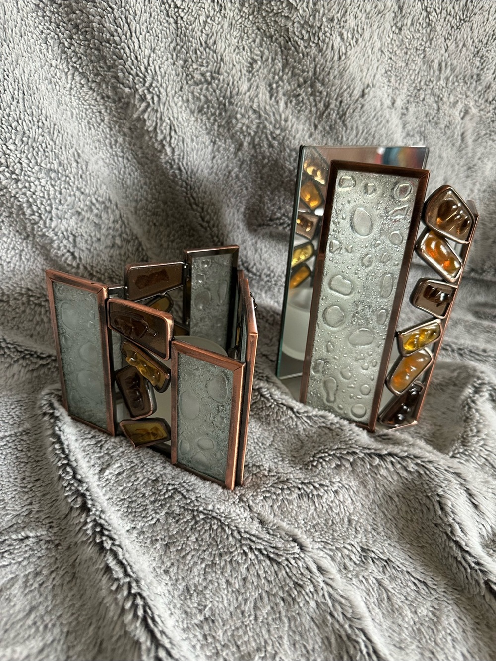PartyLite Water's Edge Candle Holders - set of 2 - Picture 2 of 16